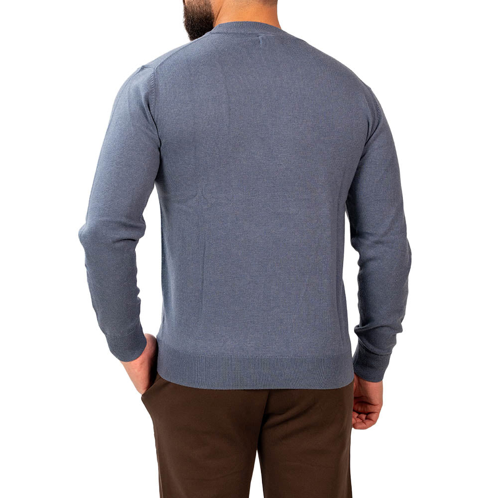 Men’S Mock Neck Jersey Knit Relaxed Fit Sweater S - Shop Giordano