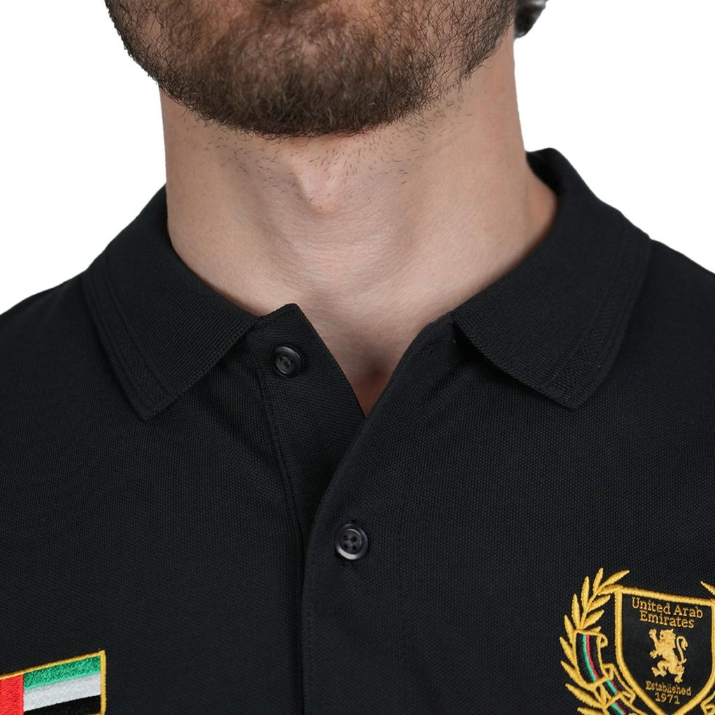 Men's National Day Slim Fit Embroidered Polo - Limited Edition Collection S - Shop Giordano