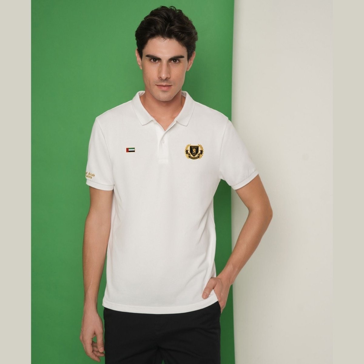 Men's National Day Slim Fit Embroidered Polo - Limited Edition Collection S - Shop Giordano