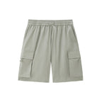 Giordano Men's Nylon-Cotton Twill Elastic Waist Shorts | Korea Collection - Premium Shorts
