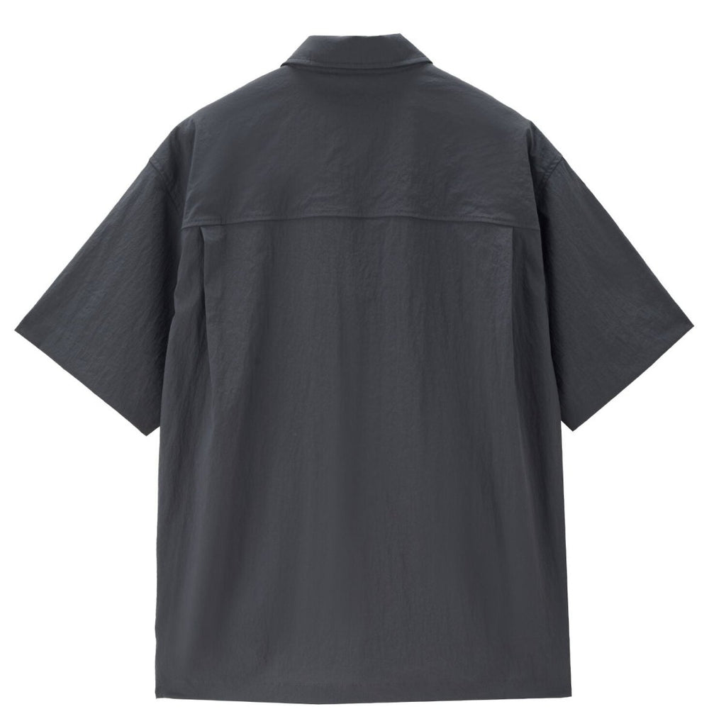 Men’S Nylon Stretch Short Sleeve Shirt – Lightweight & Water - Resistant | Korea Collection S - Shop Giordano