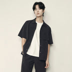 Men’S Nylon Stretch Short Sleeve Shirt – Lightweight & Water - Resistant | Korea Collection S - Shop Giordano