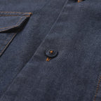 Men's Oversize Twill Shirt: Denim Look, Heavy Wash S - Shop Giordano