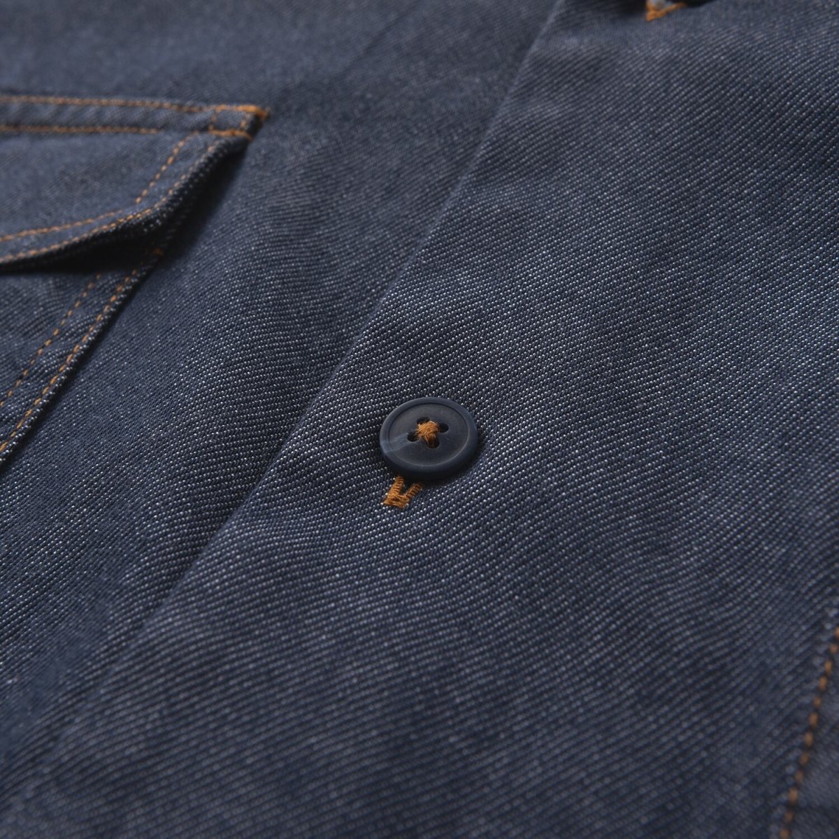 Men's Oversize Twill Shirt: Denim Look, Heavy Wash S - Shop Giordano