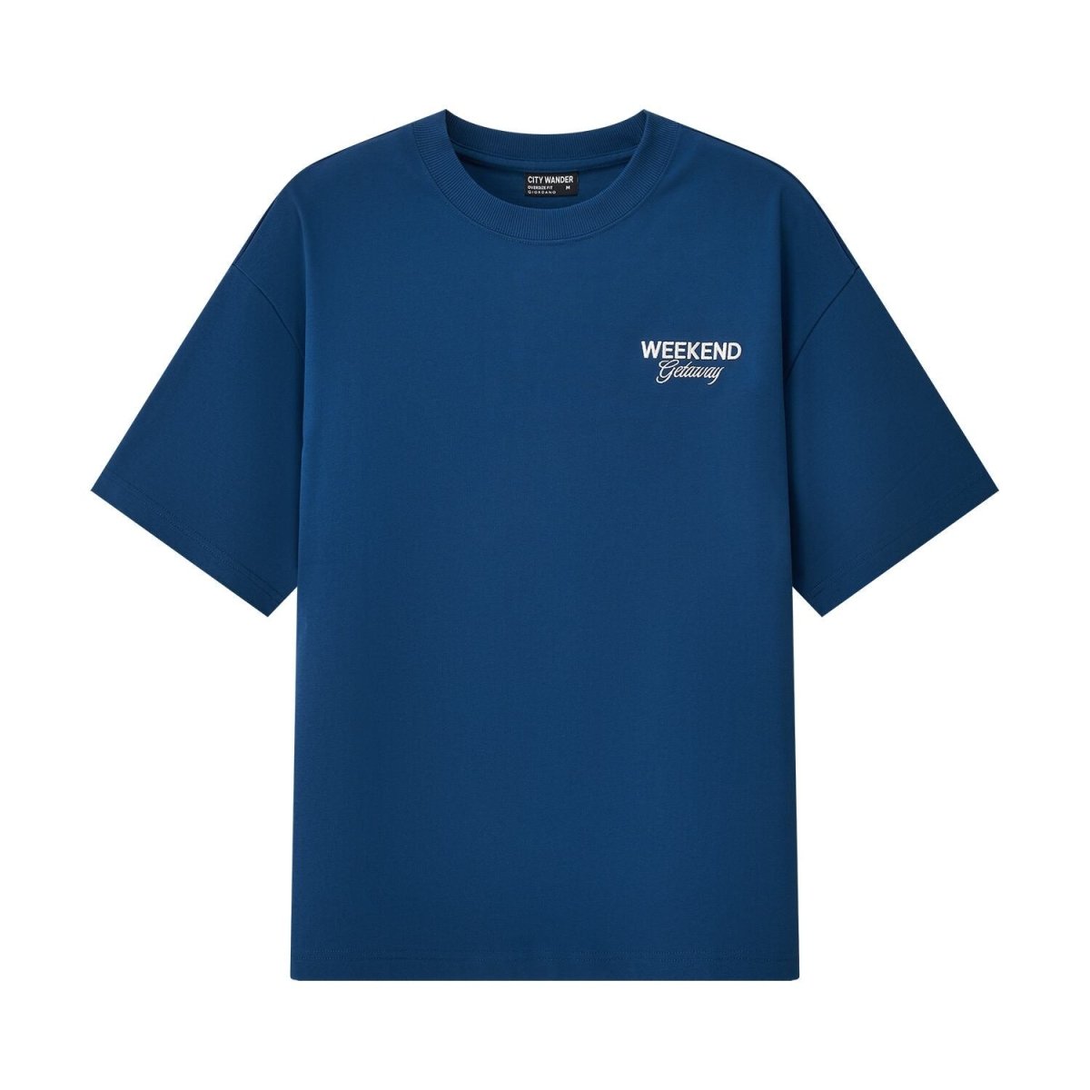Men's Oversized Cotton Crew Neck Print Tee | Wander City Collection - Giordano