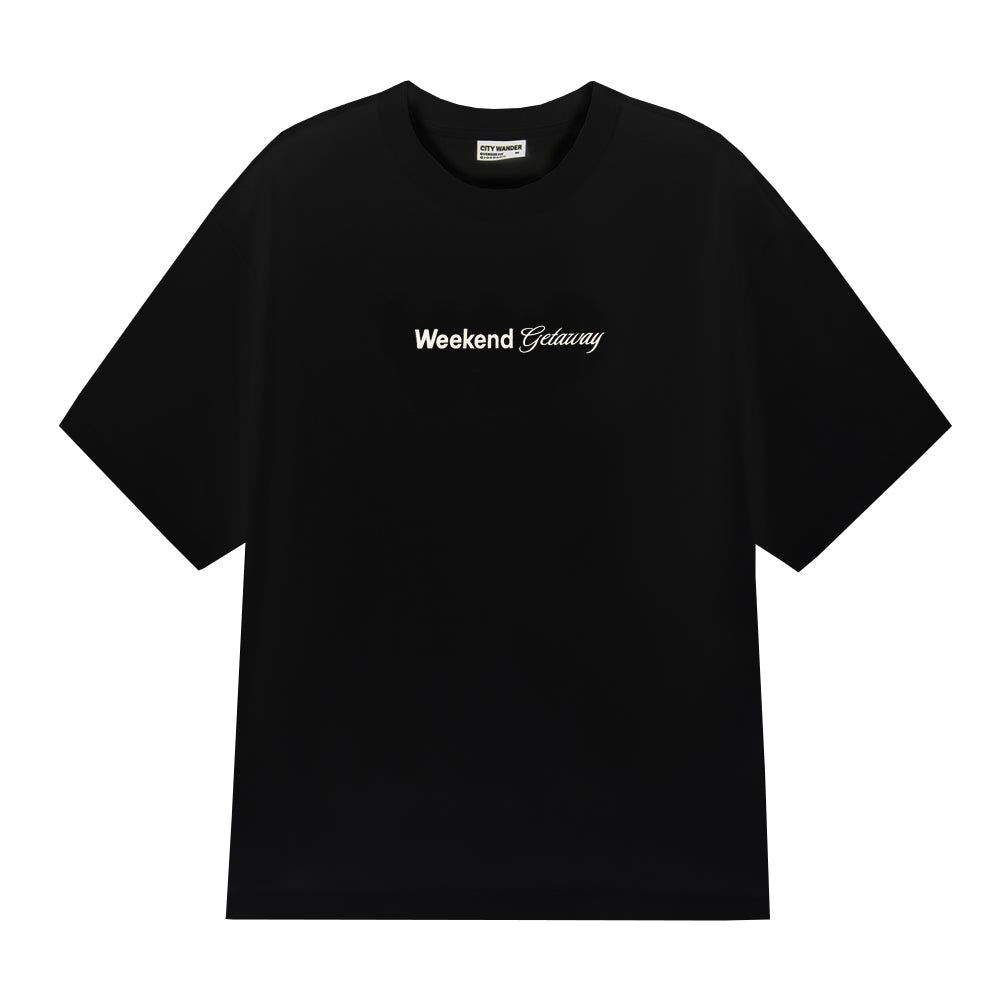 Men's Oversized Cotton Crew Neck Print Tee | Wander City Collection - Giordano