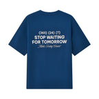 Giordano Men's Oversized Cotton Crew Neck Print Tee | Wander City Collection - Premium Print Tee