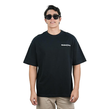 Men's Oversized Cotton Crew Neck Print Tee | Wander City Collection - Giordano
