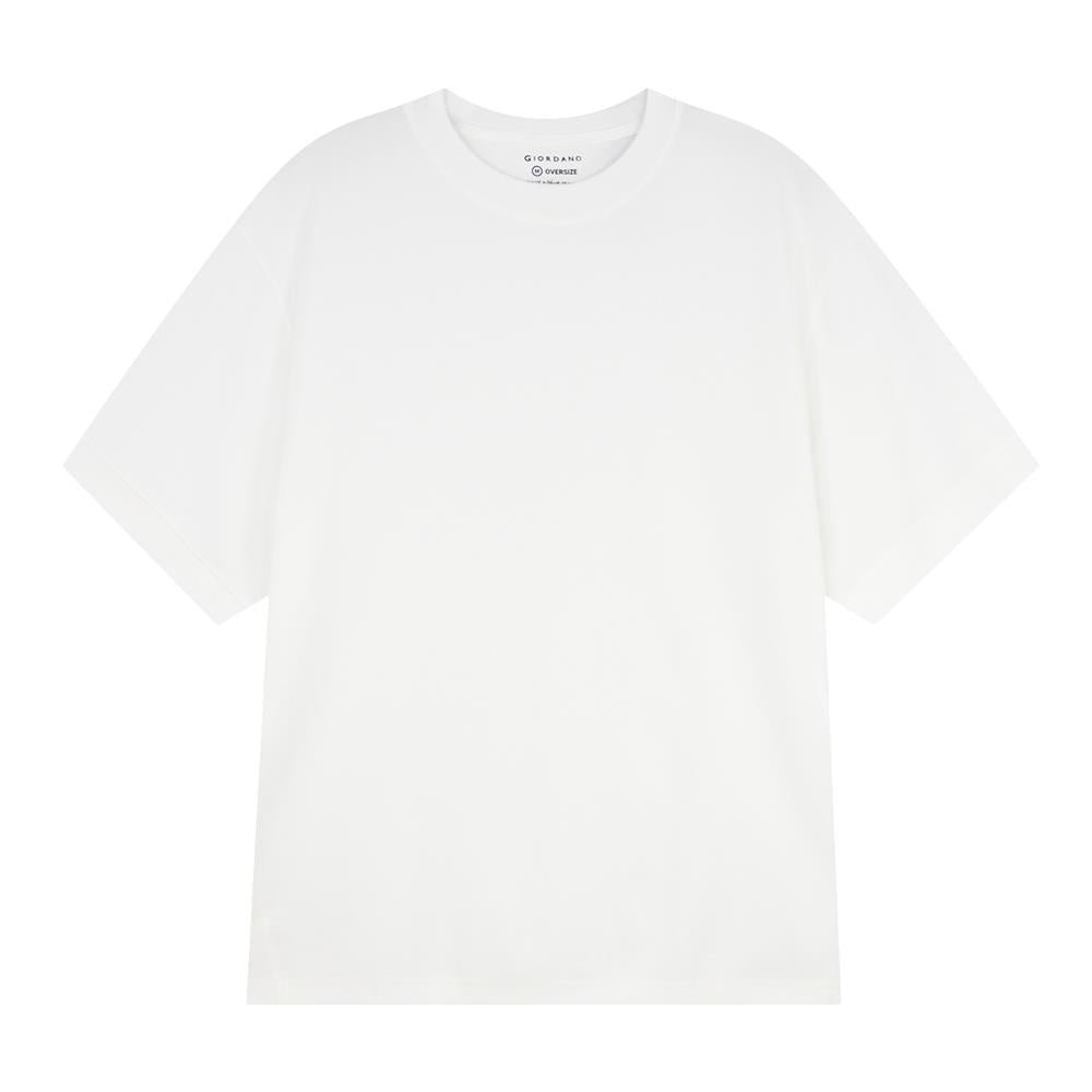 Men's Oversized Jacquard Texture Crew Neck Soronatee - Giordano