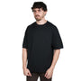Men's Oversized Jacquard Texture Crew Neck Soronatee S - Shop Giordano