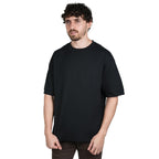 Men's Oversized Jacquard Texture Crew Neck Soronatee S - Shop Giordano