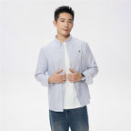 Giordano Men's Oxford Long Sleeve Shirt - Premium Shirts