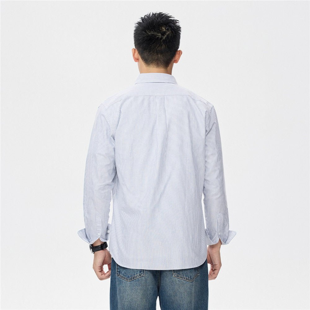 Giordano Men's Oxford Long Sleeve Shirt - Premium Shirts