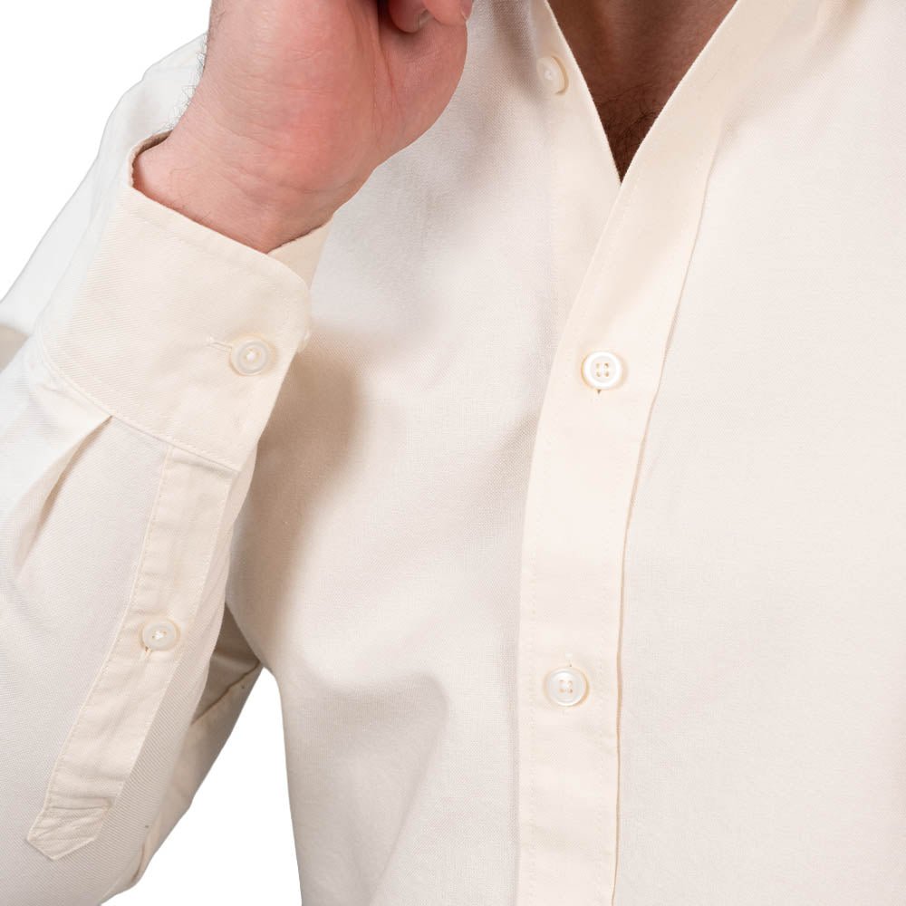 Men's Oxford Long Sleeve Shirt S - Shop Giordano