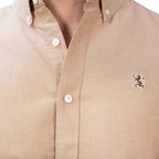 Men's Oxford Long Sleeve Shirt S - Shop Giordano