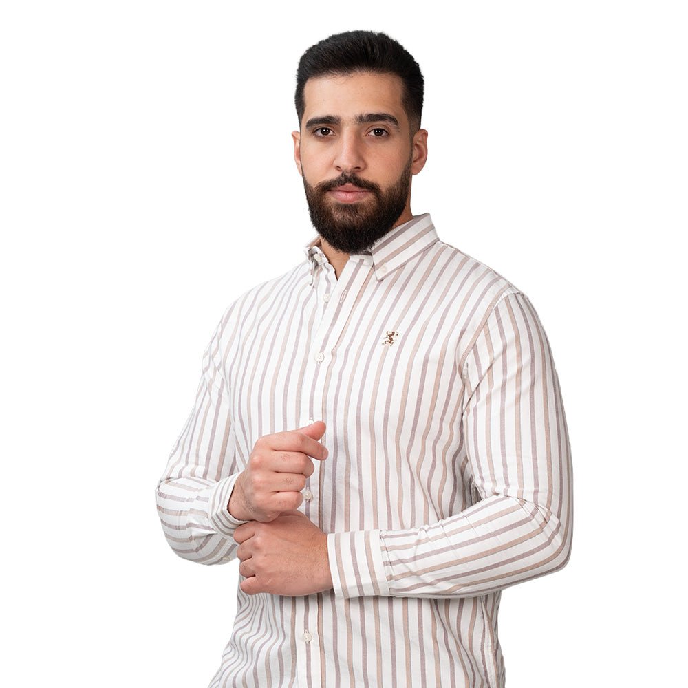 Men's Oxford Long Sleeve Shirt S - Shop Giordano