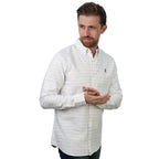 Men's Oxford Long Sleeve Shirt S - Shop Giordano