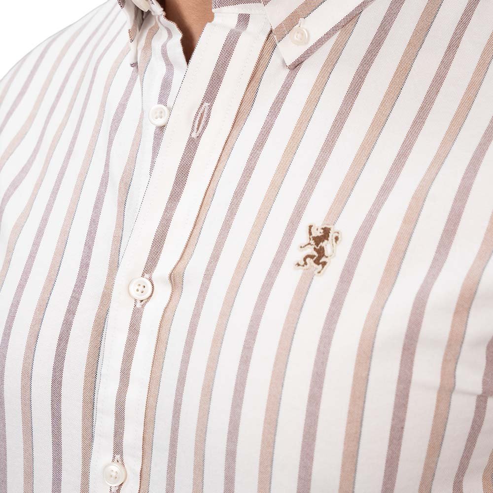 Men's Oxford Long Sleeve Shirt S - Shop Giordano