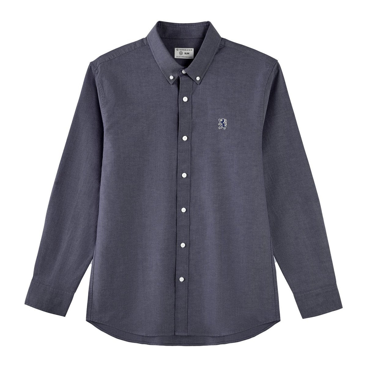 Giordano Men's Oxford Long Sleeve Shirt - Premium Shirts