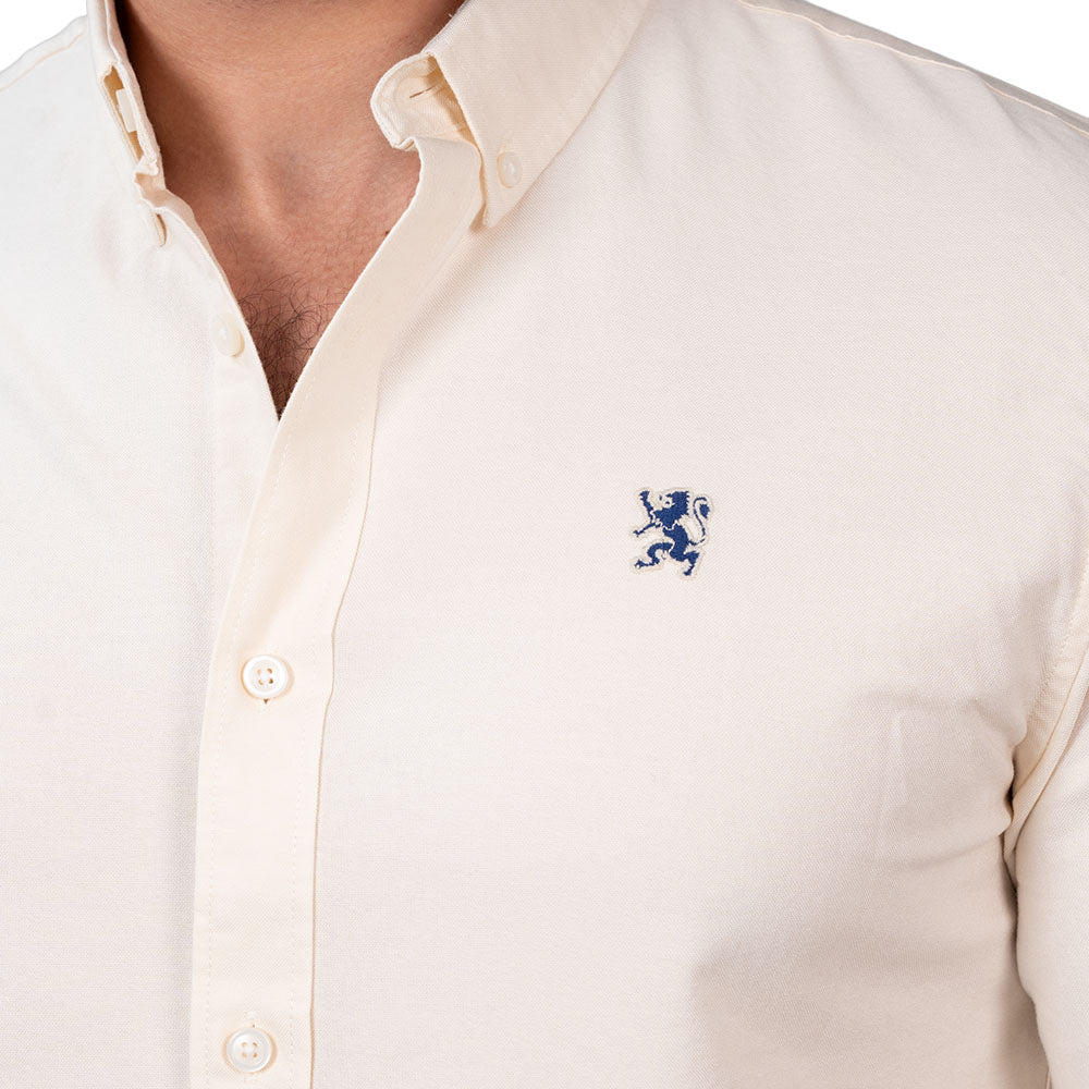 Men's Oxford Long Sleeve Shirt S - Shop Giordano