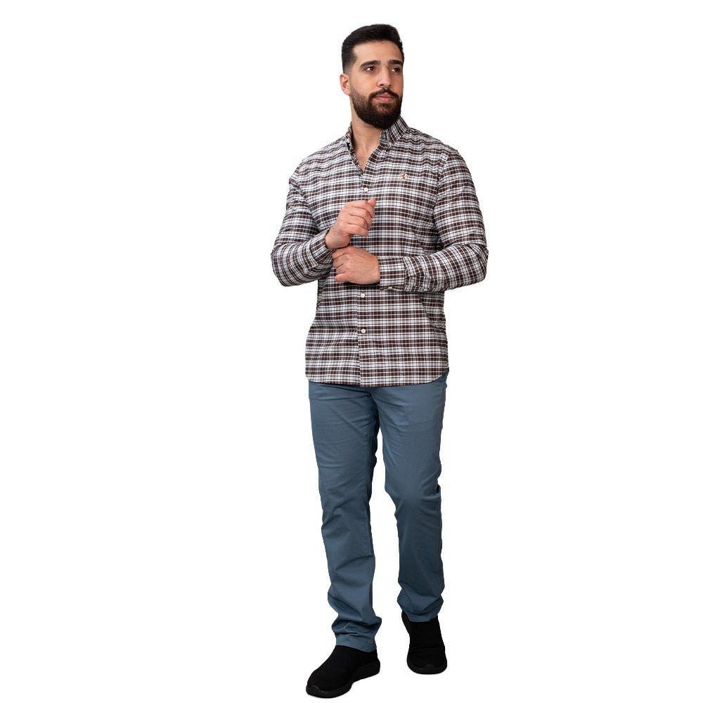 Men's Oxford Long Sleeve Shirt S - Shop Giordano