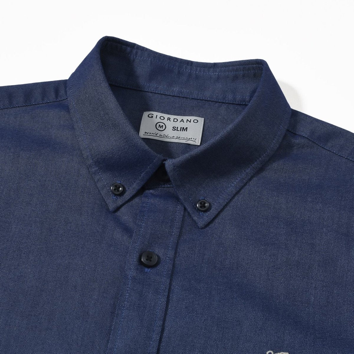 Men's Oxford Long Sleeve Shirt S - Shop Giordano