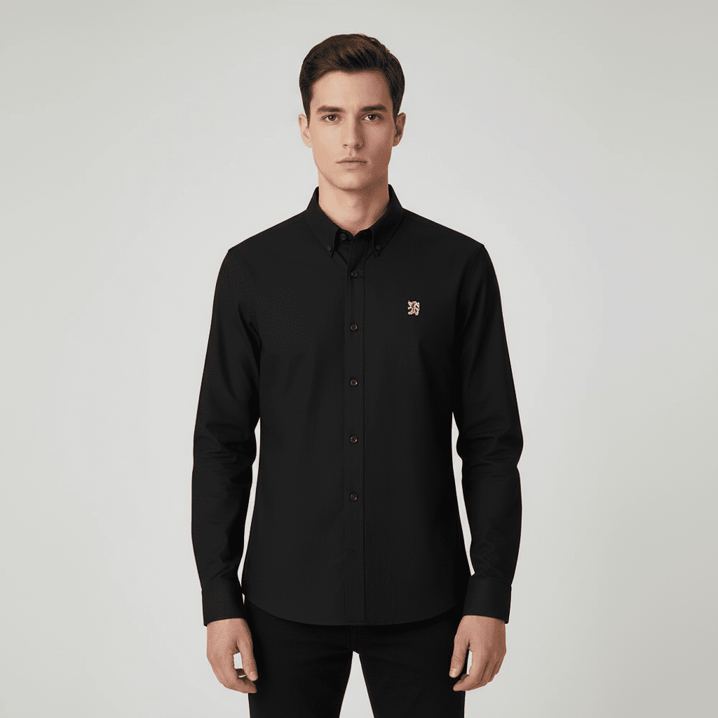 Giordano Men's Oxford Long Sleeve Shirt - Premium Shirts
