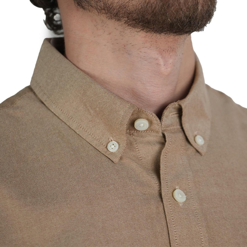 Men's Oxford Long Sleeve Shirt S - Shop Giordano