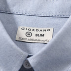 Men's Oxford Long Sleeve Shirt S - Shop Giordano