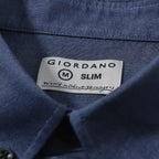 Men's Oxford Long Sleeve Shirt S - Shop Giordano