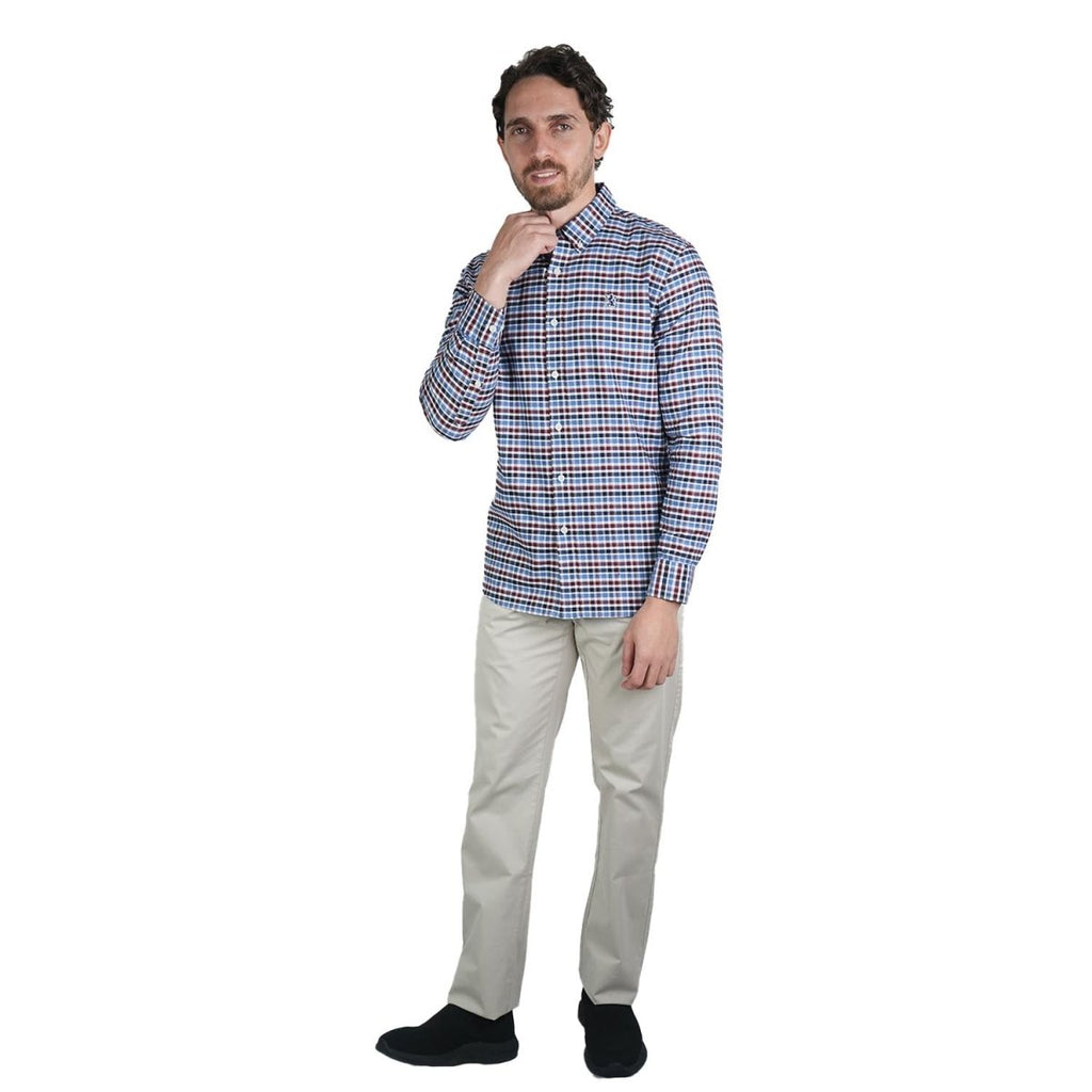 Men's Oxford Long Sleeve Shirt S - Shop Giordano