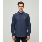 Men's Oxford Long Sleeve Shirt S - Shop Giordano