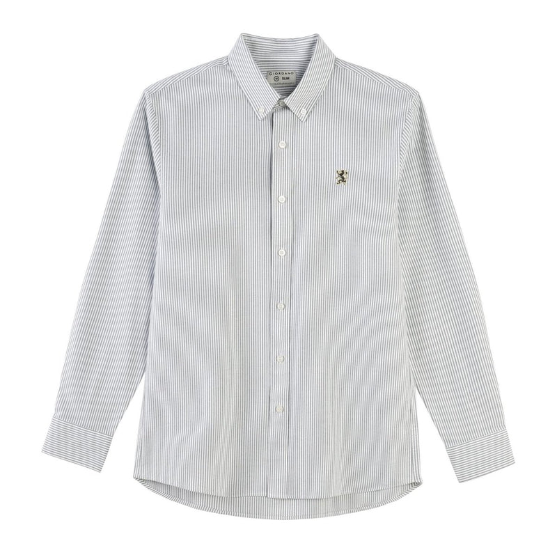Giordano Men's Oxford Long Sleeve Shirt - first_variant_option_2 Premium Shirts for Giordano