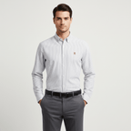Men's Oxford Long Sleeve Shirt S - Shop Giordano