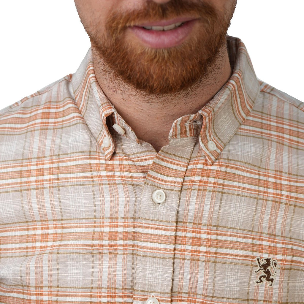 Men's Oxford Long Sleeve Shirt S - Shop Giordano