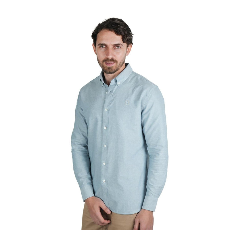 Men's Oxford Long Sleeve Shirt S - Shop Giordano
