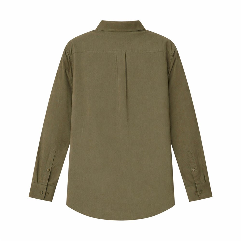 Men's Oxford Long Sleeve Shirt S - Shop Giordano