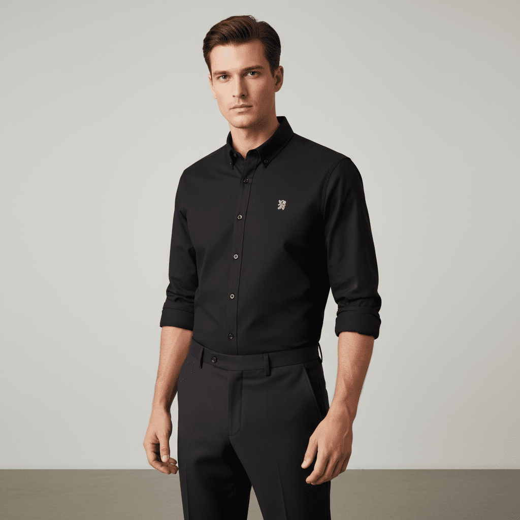 Giordano Men's Oxford Long Sleeve Shirt - Premium Shirts
