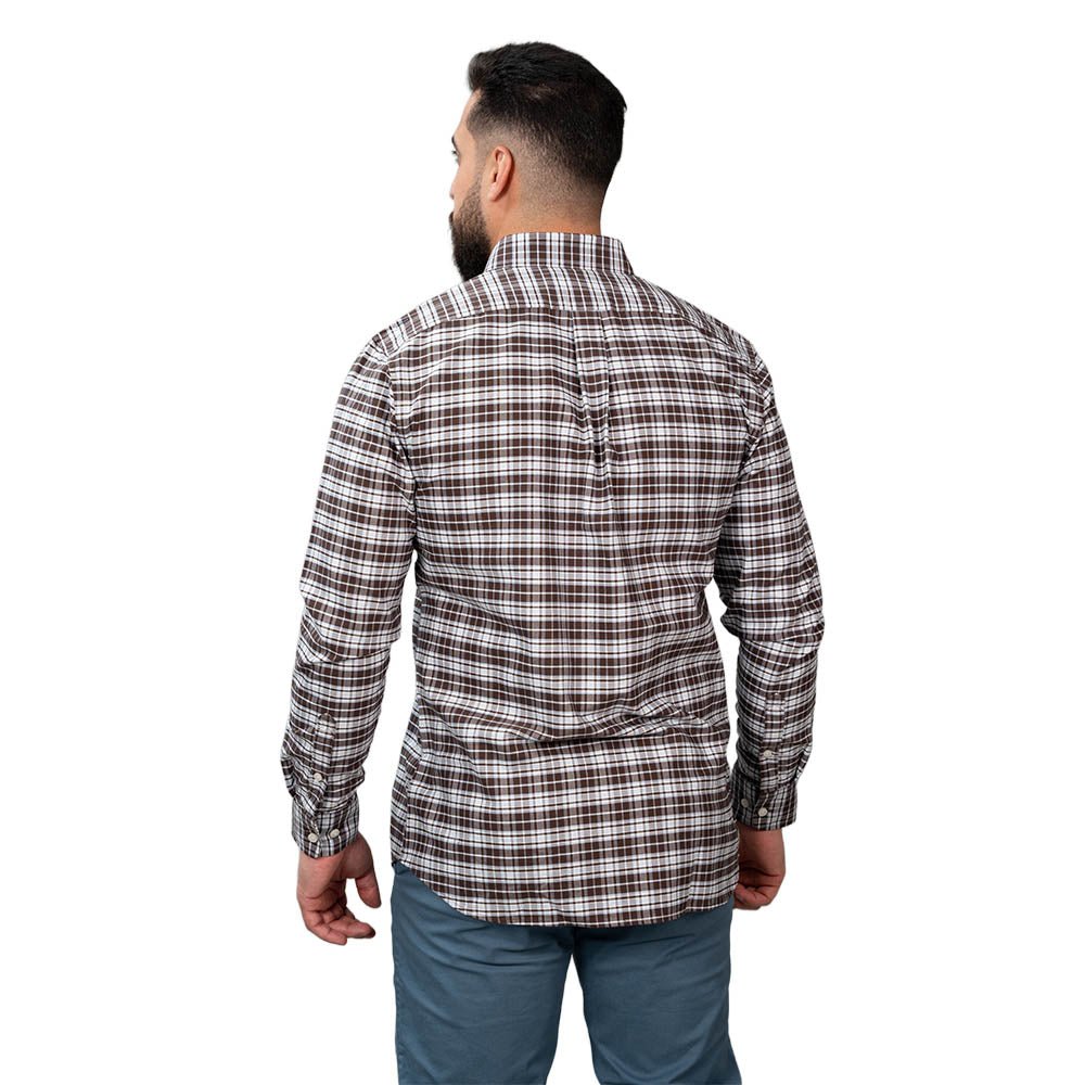 Men's Oxford Long Sleeve Shirt S - Shop Giordano