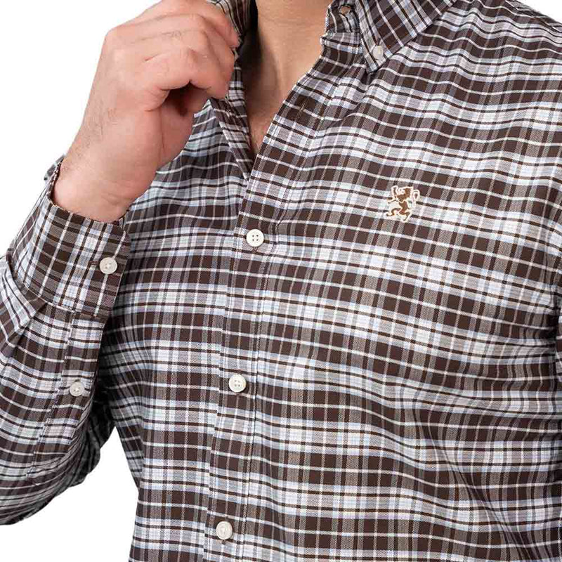 Men's Oxford Long Sleeve Shirt S - Shop Giordano