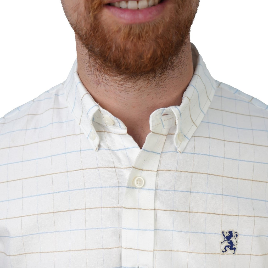 Men's Oxford Long Sleeve Shirt S - Shop Giordano