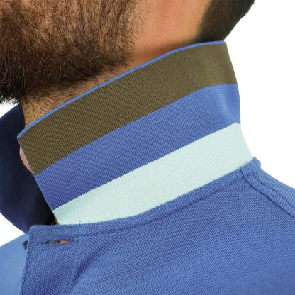 Men's Performance Polo: Classic Piqué, Tipped Collar, Embroidered Detail - Giordano