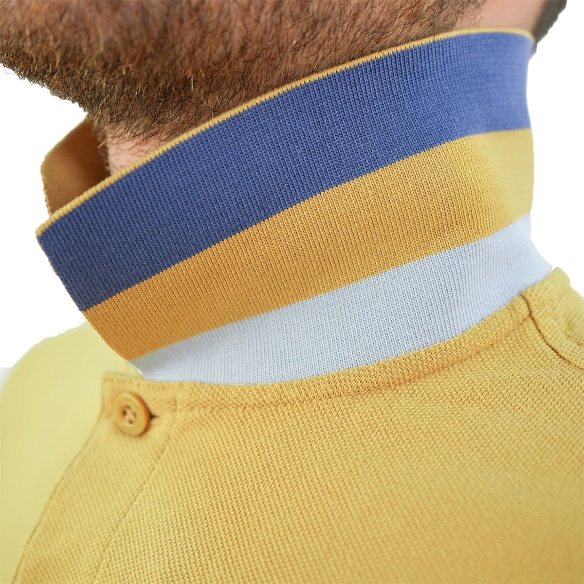 Men's Performance Polo: Classic Piqué, Tipped Collar, Embroidered Detail - Giordano