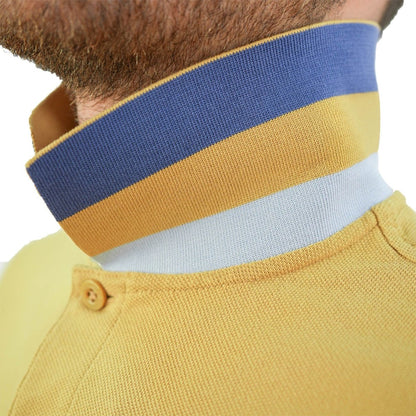 Men's Performance Polo: Classic Piqué, Tipped Collar, Embroidered Detail - Giordano