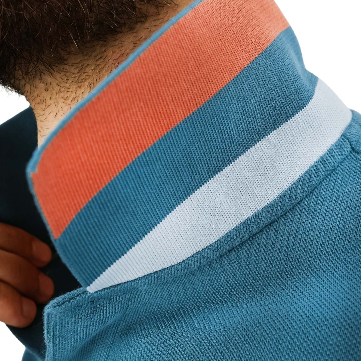 Men's Performance Polo: Classic Piqué, Tipped Collar, Embroidered Detail - Giordano
