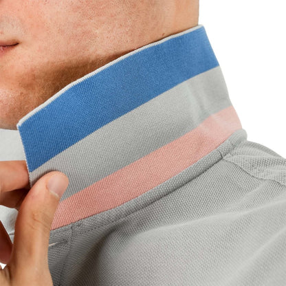 Men's Performance Polo: Classic Piqué, Tipped Collar, Embroidered Detail - Giordano