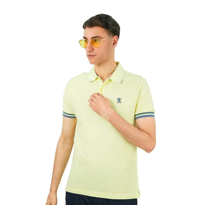 Men's Performance Polo: Classic Piqué, Tipped Collar, Embroidered Detail - Giordano