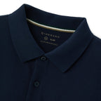 Men's Performance Polo: Classic Piqué, Tipped Collar, Embroidered Detail S - Shop Giordano