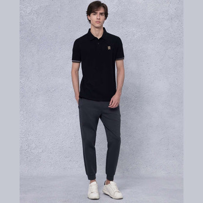 Men's Performance Polo: Classic Piqué, Tipped Collar, Embroidered Detail - Giordano