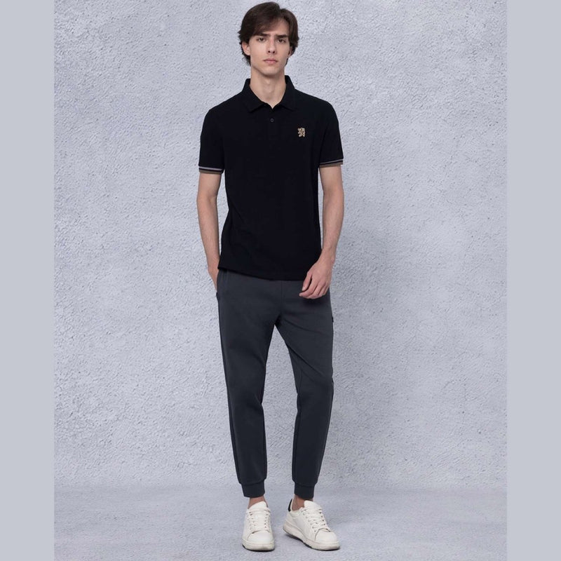 Men's Performance Polo: Classic Piqué, Tipped Collar, Embroidered Detail S - Shop Giordano